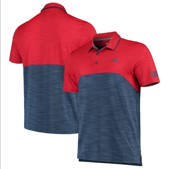 Adidas Shirts Adidas Official Usa Golf Ultimate 365 Blocked Golf 